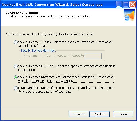 Easy conversion of XML to Microsoft Excel, Microsoft Access &CSV